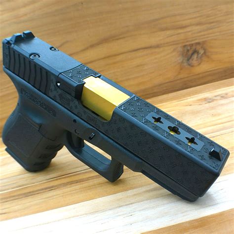 louis vuitton glock slide|Custom LOUIS VUITTON Glock 19 slide. .